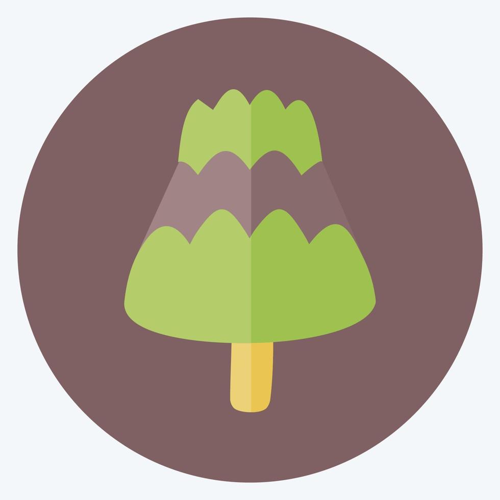 Icon Artichoke. suitable for Fruits and Vegetables symbol. flat style. simple design editable. design template vector. simple symbol illustration vector