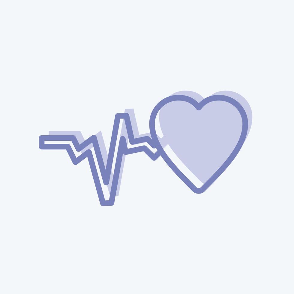 Icon Good Health. suitable for Community symbol. two tone style. simple design editable. design template vector. simple symbol illustration vector
