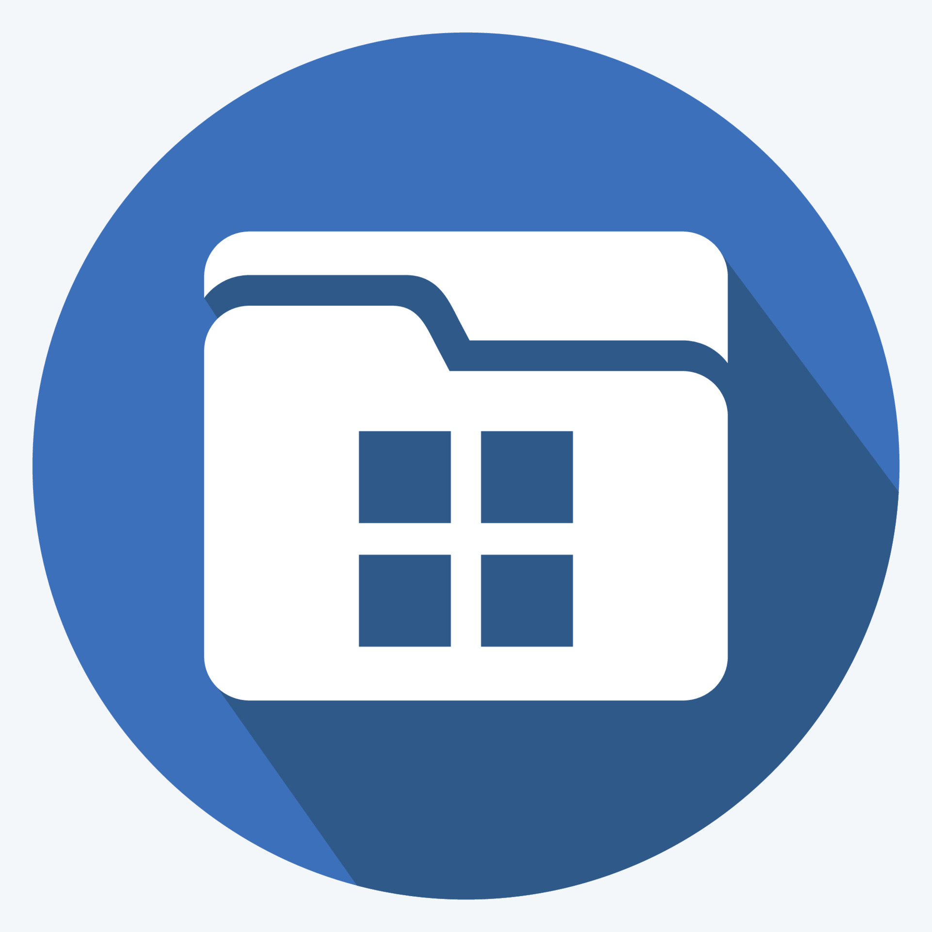 administrador de archivos de iconos. adecuado para el símbolo de