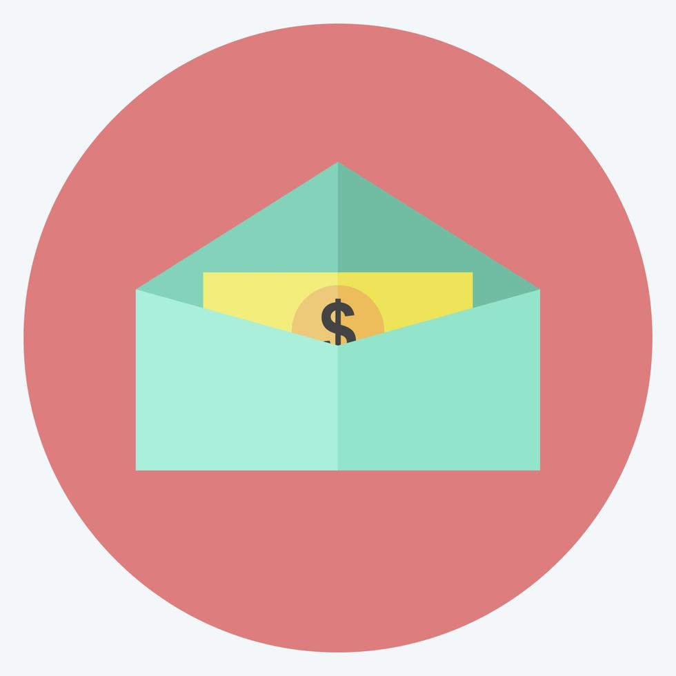 Icon Send Money. suitable for digital web symbol. flat style. simple design editable. design template vector. simple symbol illustration vector