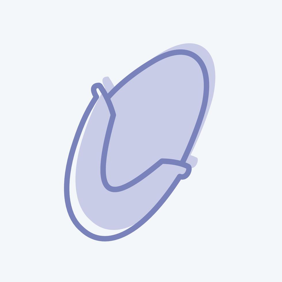 Icon Corn. suitable for Fruits and Vegetables symbol. two tone style. simple design editable. design template vector