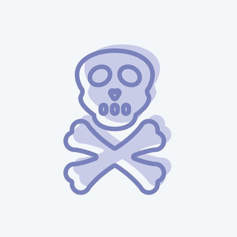 Icon Danger. suitable for disasters symbol. two tone style. simple design editable. design template vector. simple symbol illustration vector