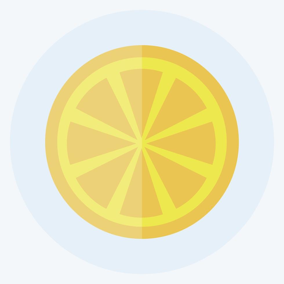 Icon Orange. suitable for Fruits and Vegetables symbol. flat style. simple design editable. design template vector. simple symbol illustration vector