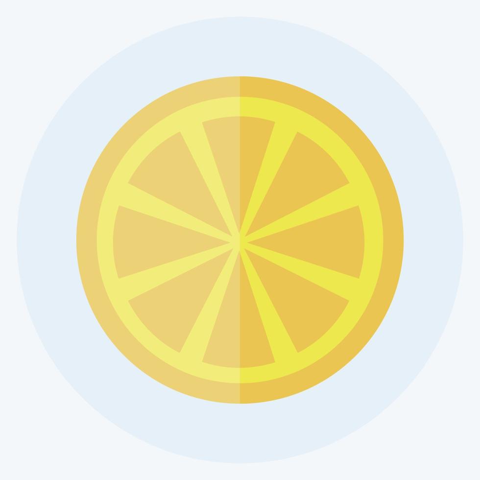 Icon Orange. suitable for Fruits and Vegetables symbol. flat style. simple design editable. design template vector. simple symbol illustration vector