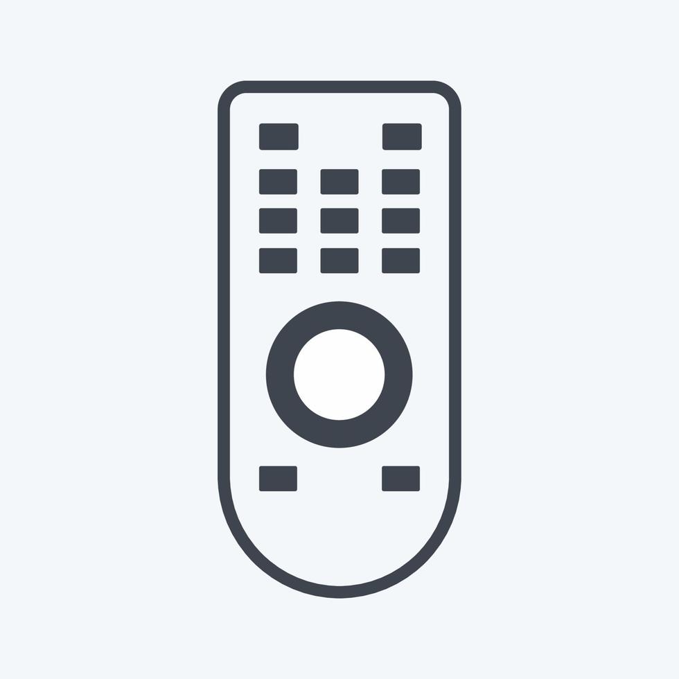 Icon Remote. suitable for Home symbol. glyph style. simple design editable. design template vector. simple symbol illustration vector