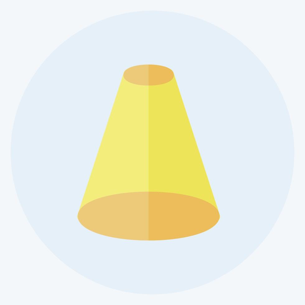 Icon Spotlight. suitable for web interface symbol. flat style. simple design editable. design template vector. simple symbol illustration vector