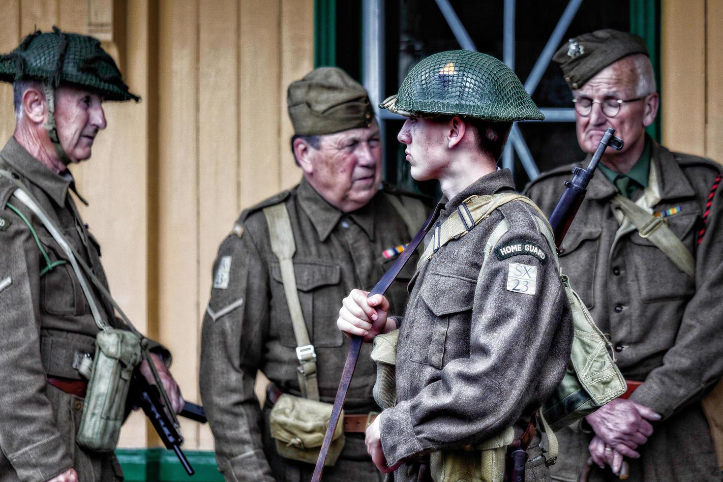 Horsted Keynes, West Sussex, UK, 2011. New recruit photo