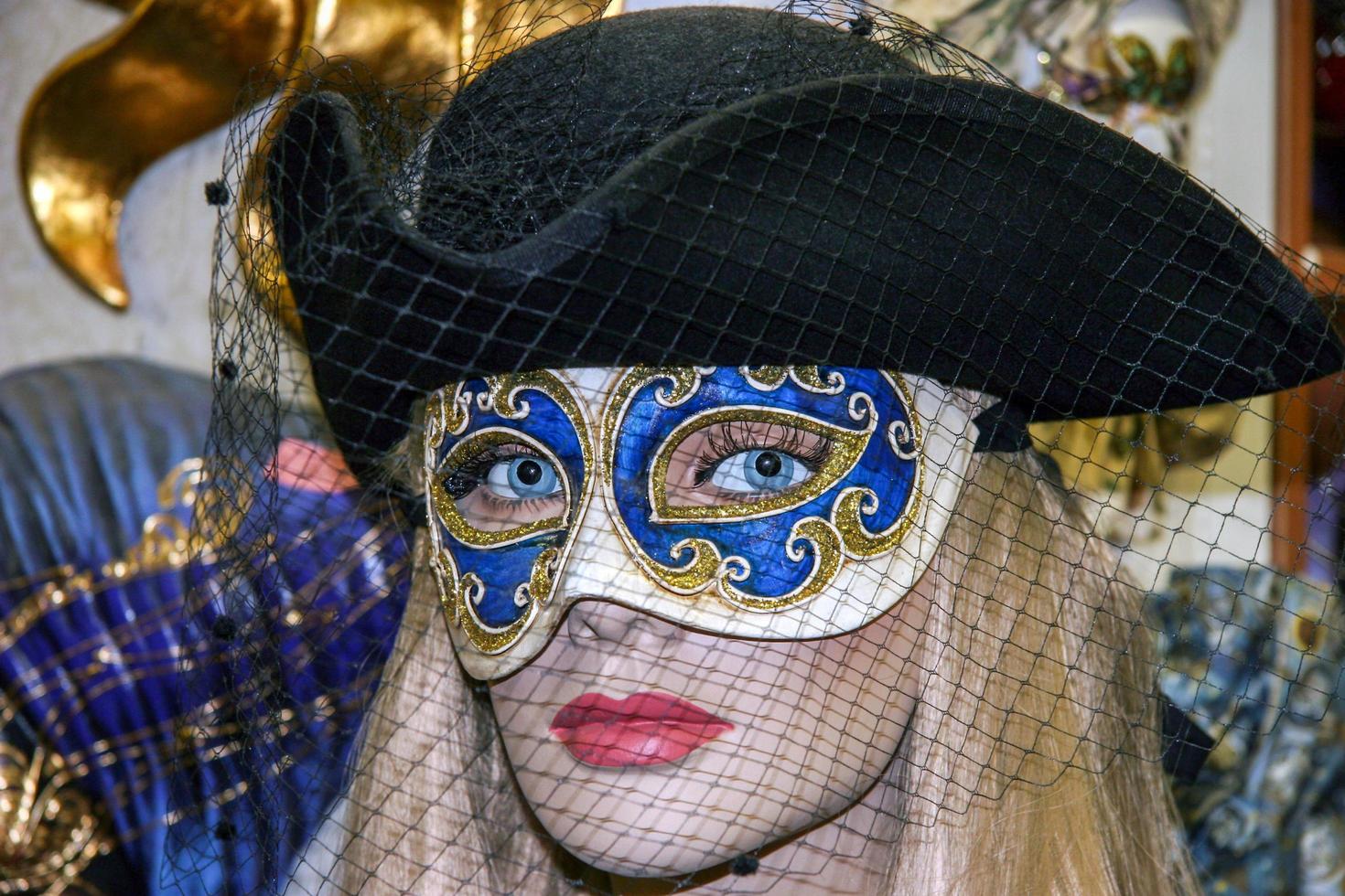 Venice, Italy, 2006. Mask on a Mannequin on display in a shop photo