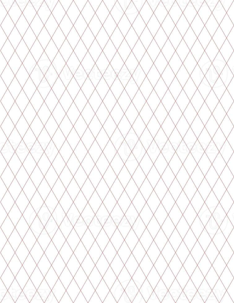 Pattern Line red color background on white paper 60 degrees straight line intersects a diamond square, Diagonal line photo