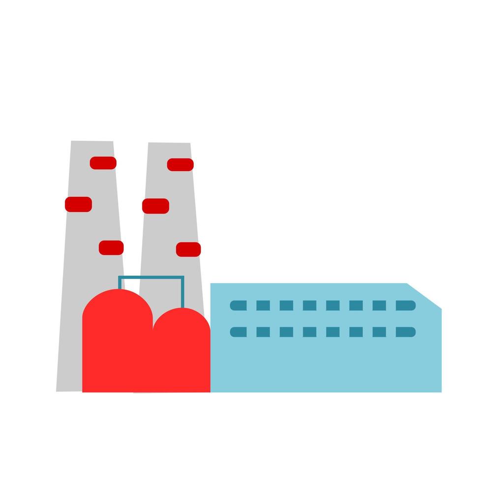 Factory icon industry icon vector