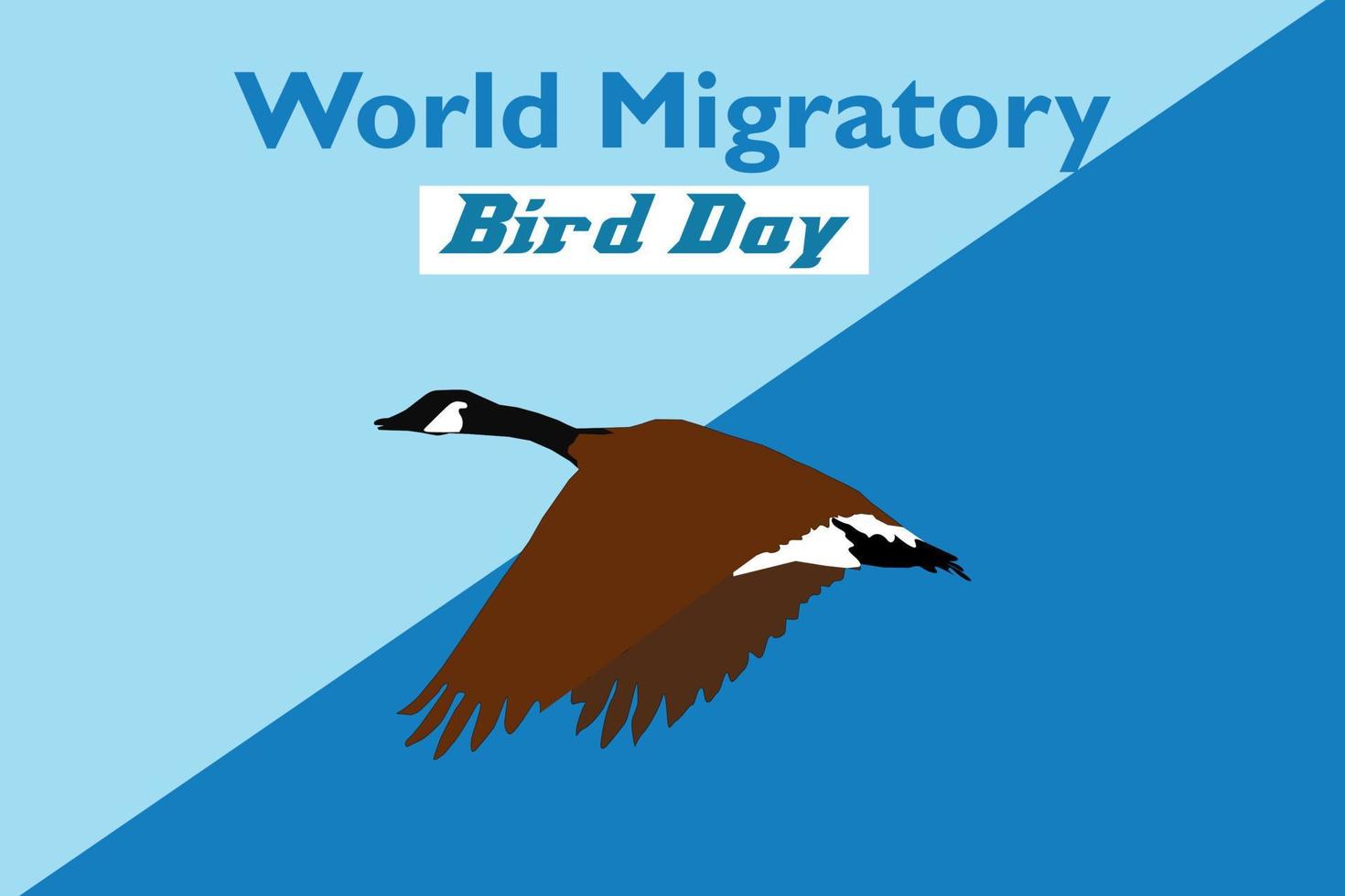 World Migratory Bird Day vector