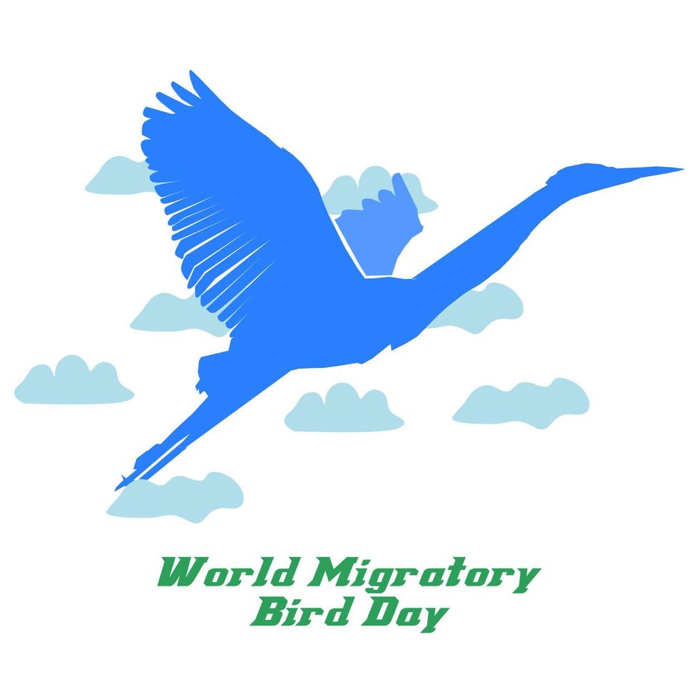World Migratory Bird Day vector