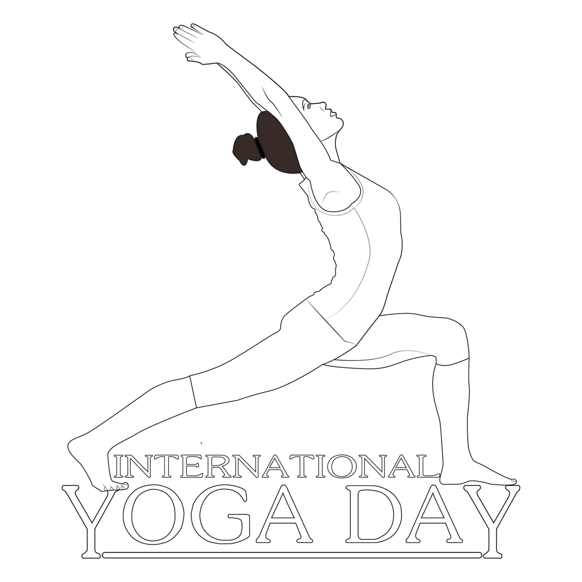 International Yoga Day on 21st June 7486496 Vector Art at Vecteezy