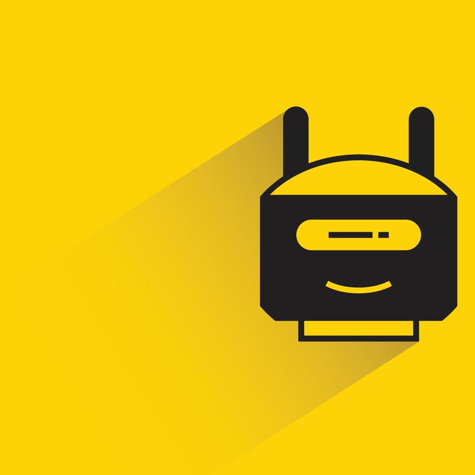 smart robot icon vector