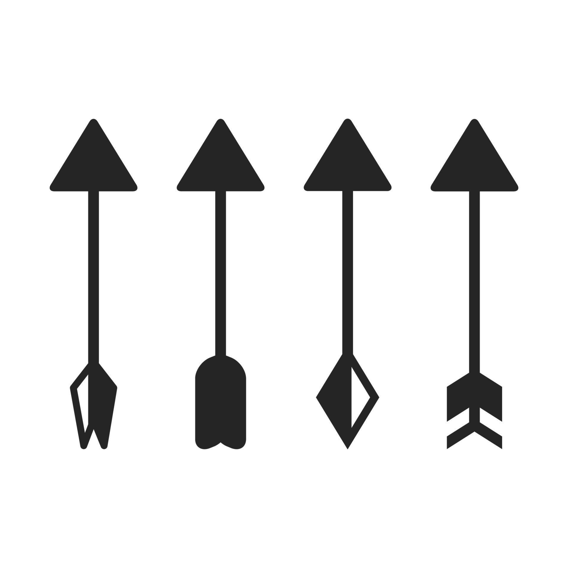 hunting arrows symbol illustration 7486720 Vector Art at Vecteezy