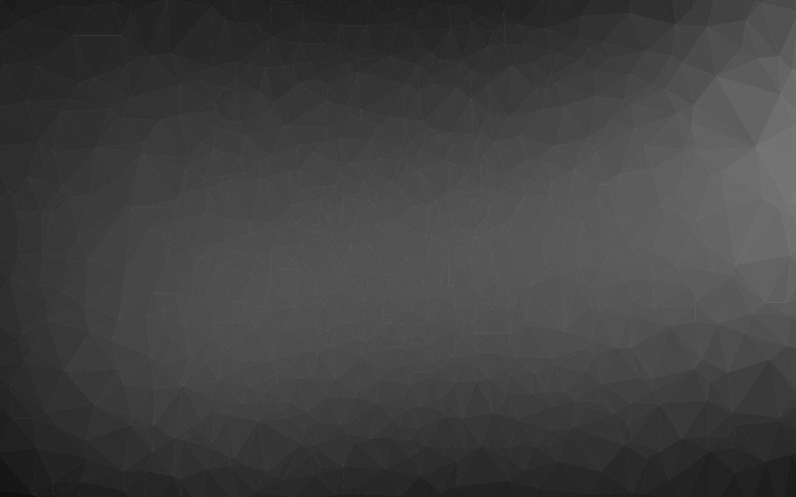 Dark Silver, Gray vector low poly layout.