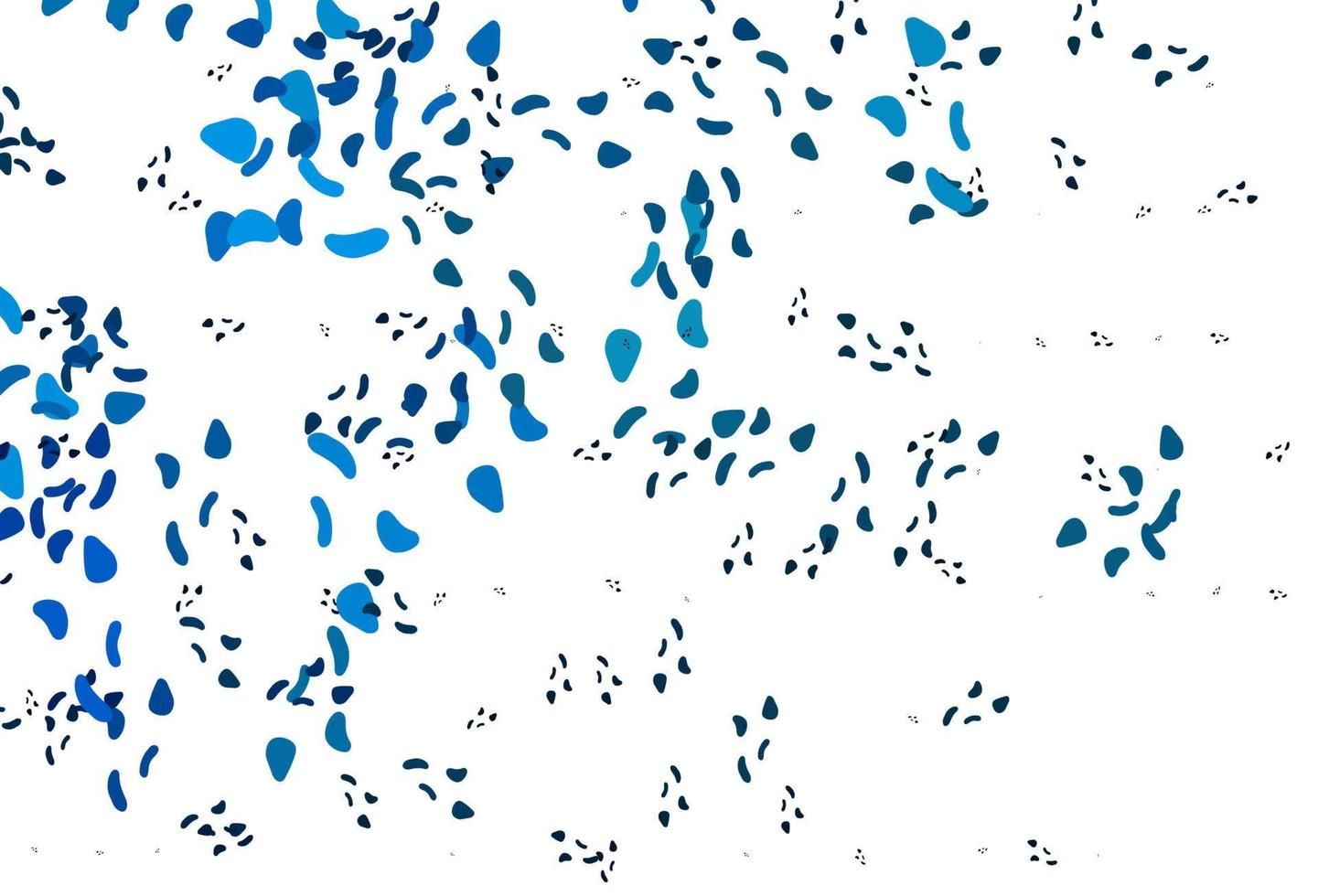 Light BLUE vector texture with random forms.