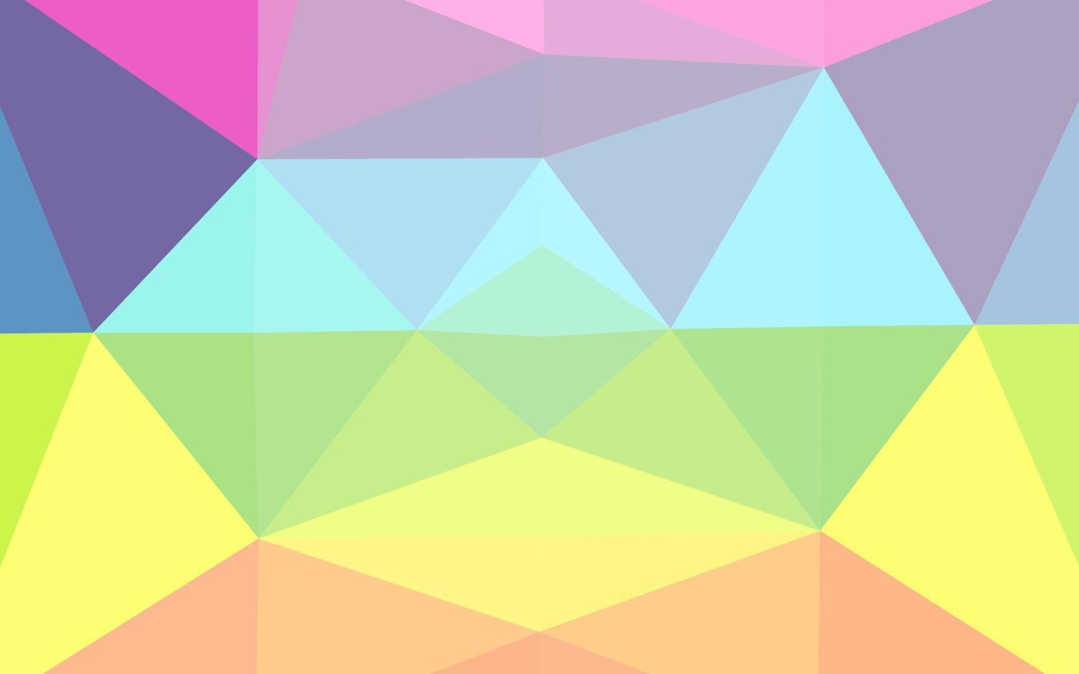 Light Multicolor, Rainbow vector polygon abstract background.