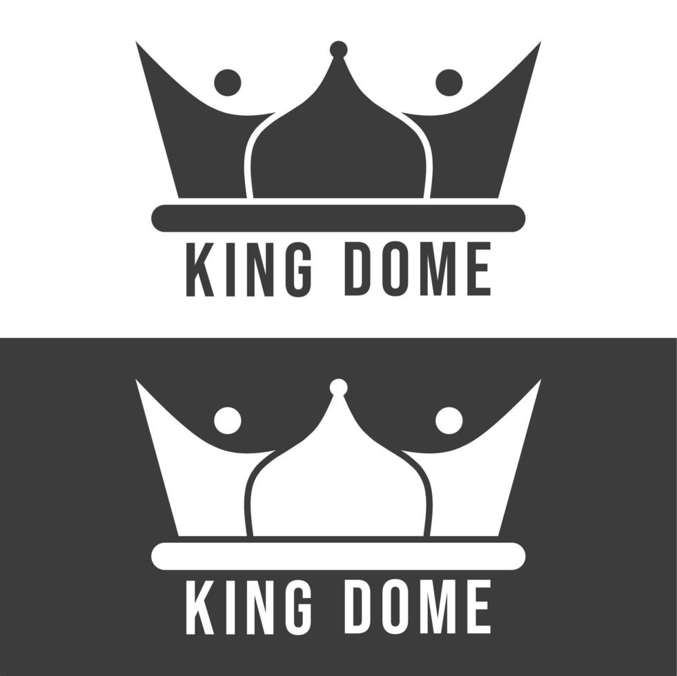 King dome logo vector