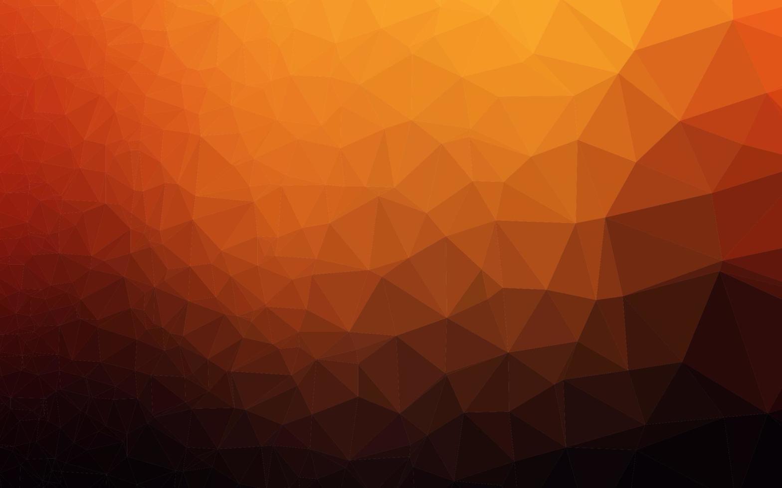 Dark Red, Yellow vector low poly texture.