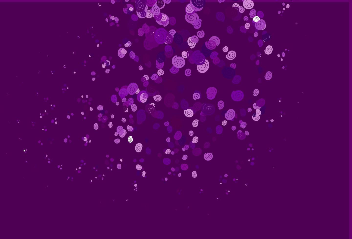 Light Purple vector template with lines, ovals.