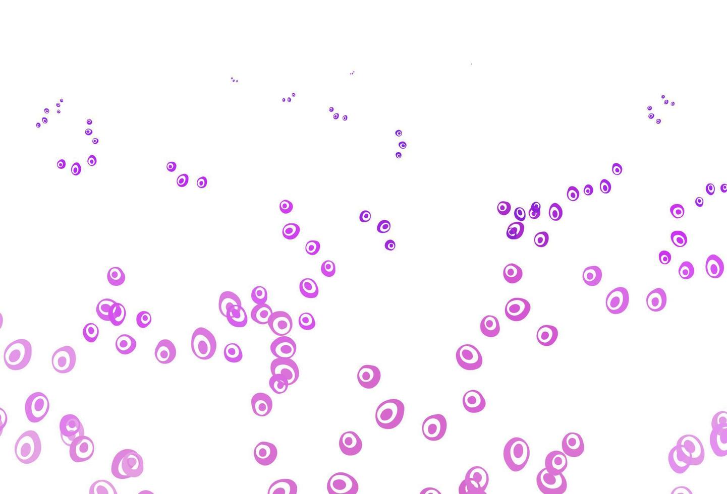 Fondo de vector rosa claro, azul con burbujas.