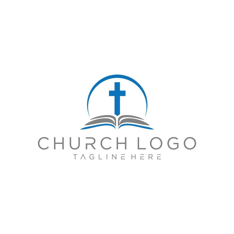 iglesia vector logo símbolo gráfico resumen plantilla