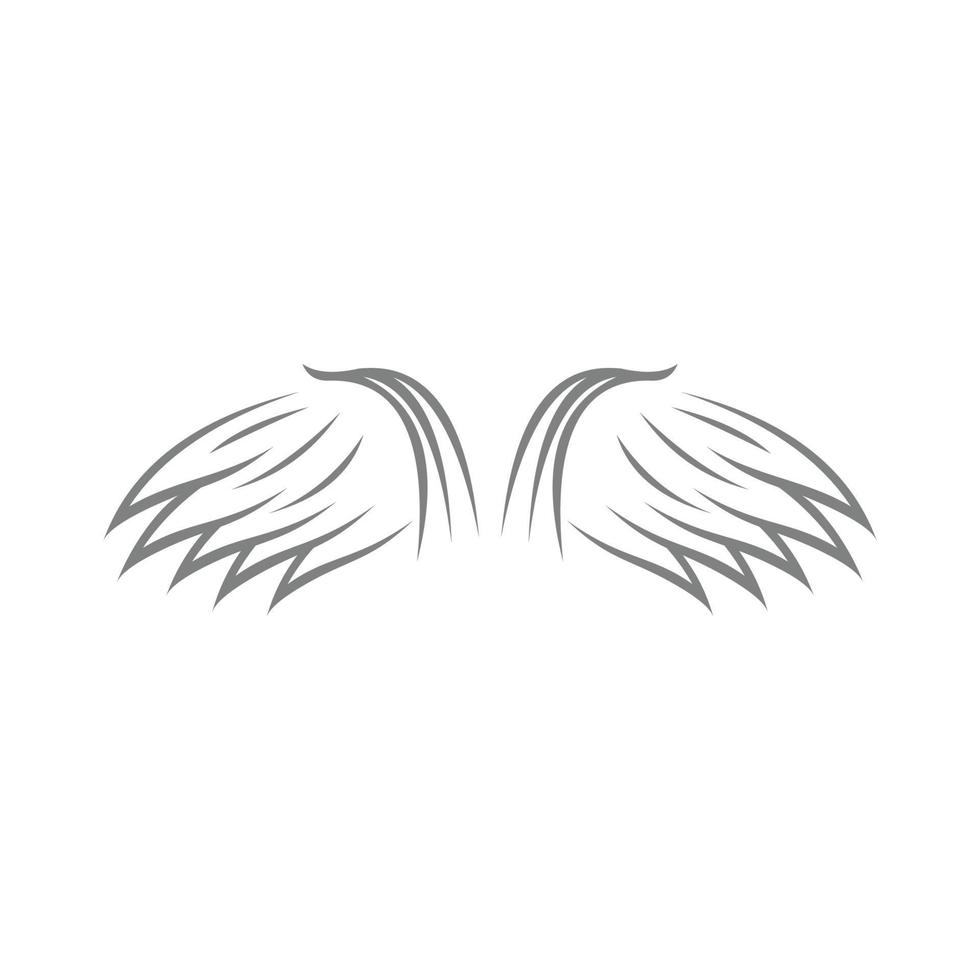 Wings logo vector, icon, sign, graphic, illustration, symbol, vector