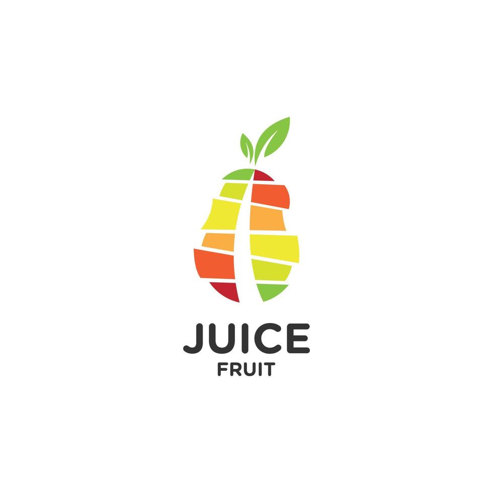 Fresh juice logo vector illustration design