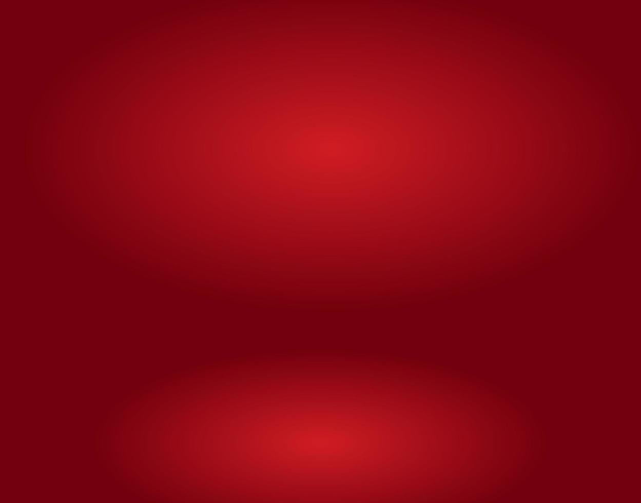 fondo degradado de sala 3d rojo. vector