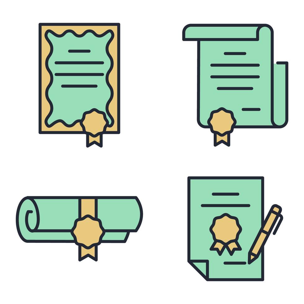 legal document icon vector