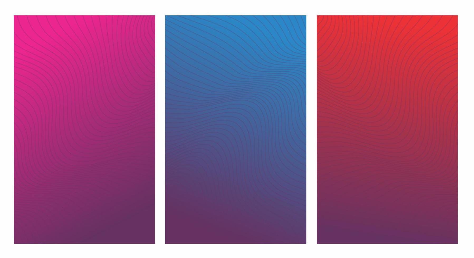 background with wavy lines texture in identical purple color vector