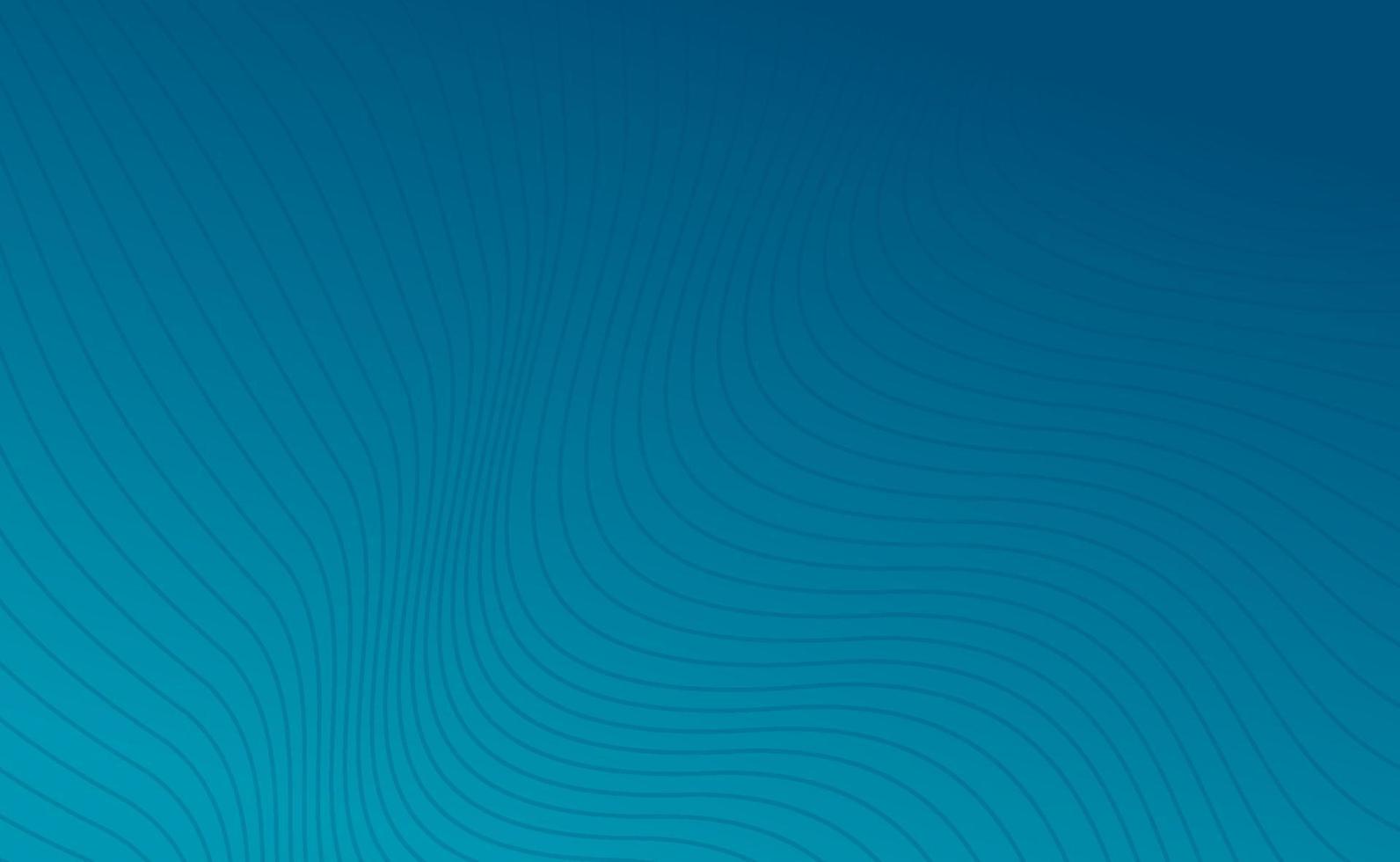 background with wavy lines texture in gradient blue color vector