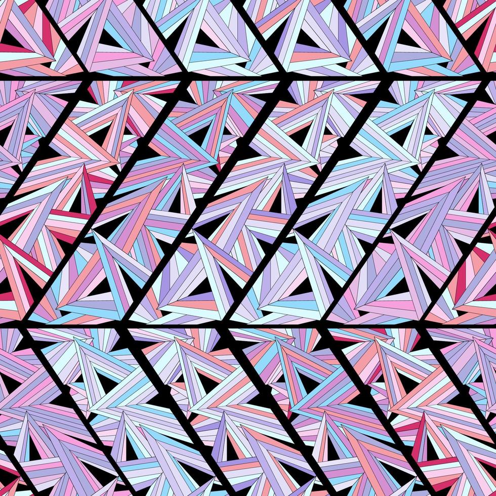 PatSeamless background with geometric pattern. Shape triangles vector