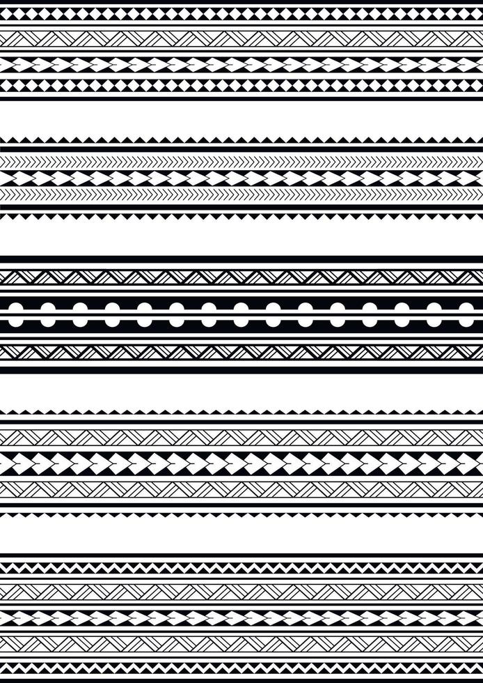 Set of maori polynesian tattoo bracelets border. Tribal sleeve seamless pattern vector. Samoan bracelet tattoo design for arm or foot. 7490854 Vector Art at Vecteezy Set of maori polynesian tattoo bracelets border. Tribal sleeve seamless pattern vector. Samoan bracelet tattoo design for arm or foot. 7490854 Vector Art at Vecteezy