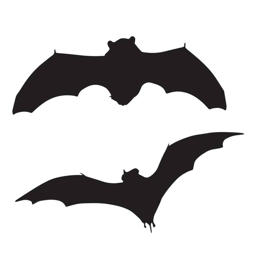 Bat Art Silhouette vector