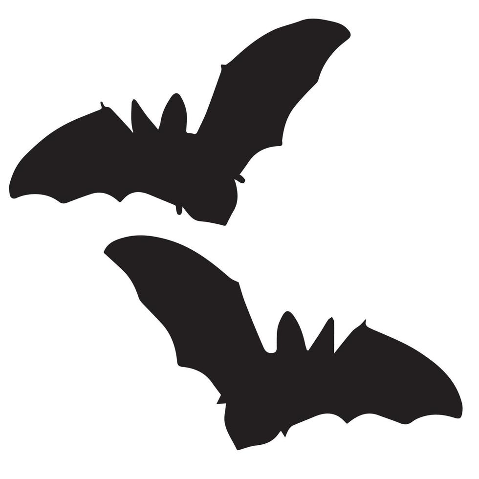 Bat Art Silhouette vector