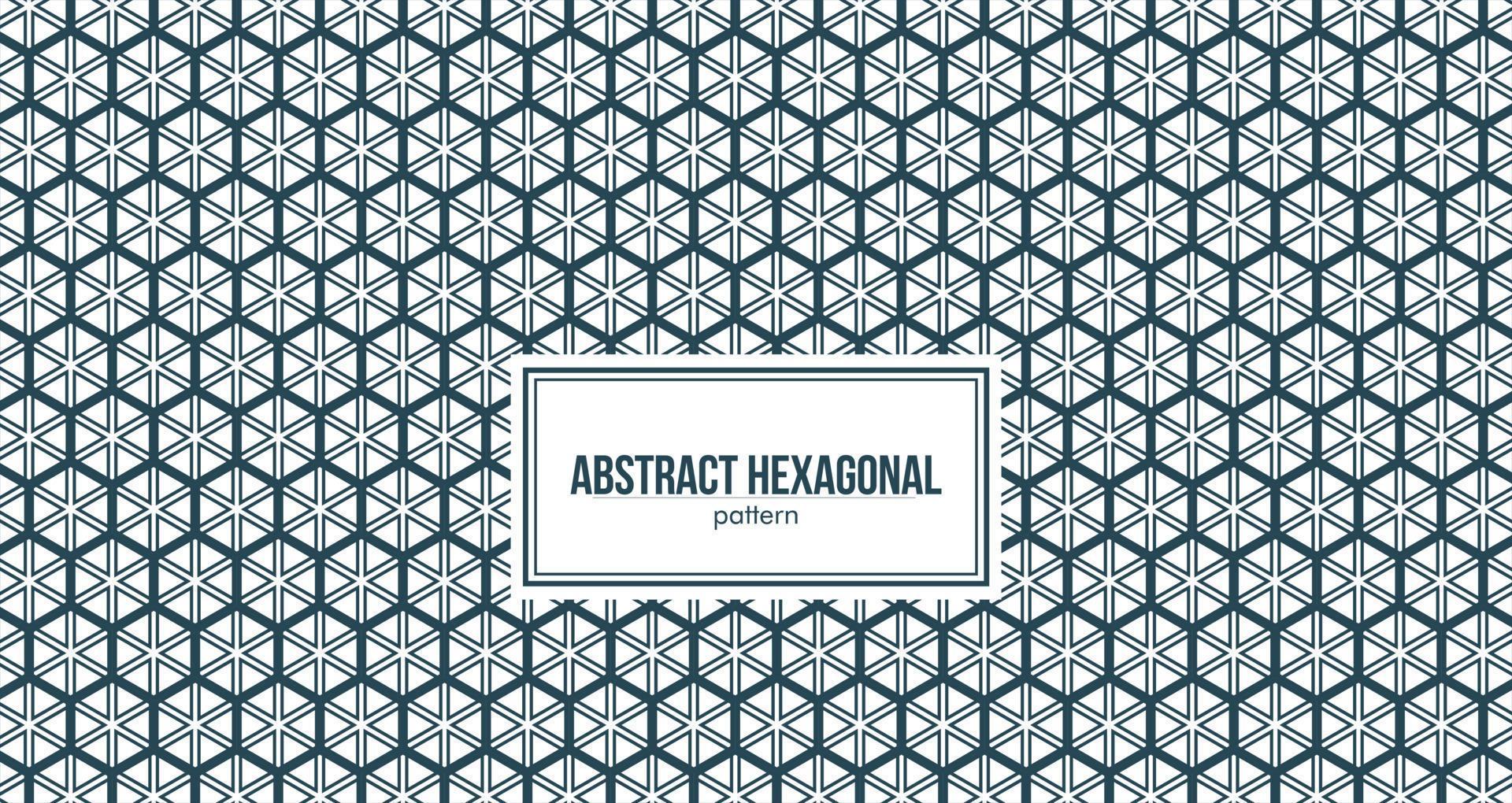 abstract hexagonal pattern with additional lines inside 7491180 Vector ...