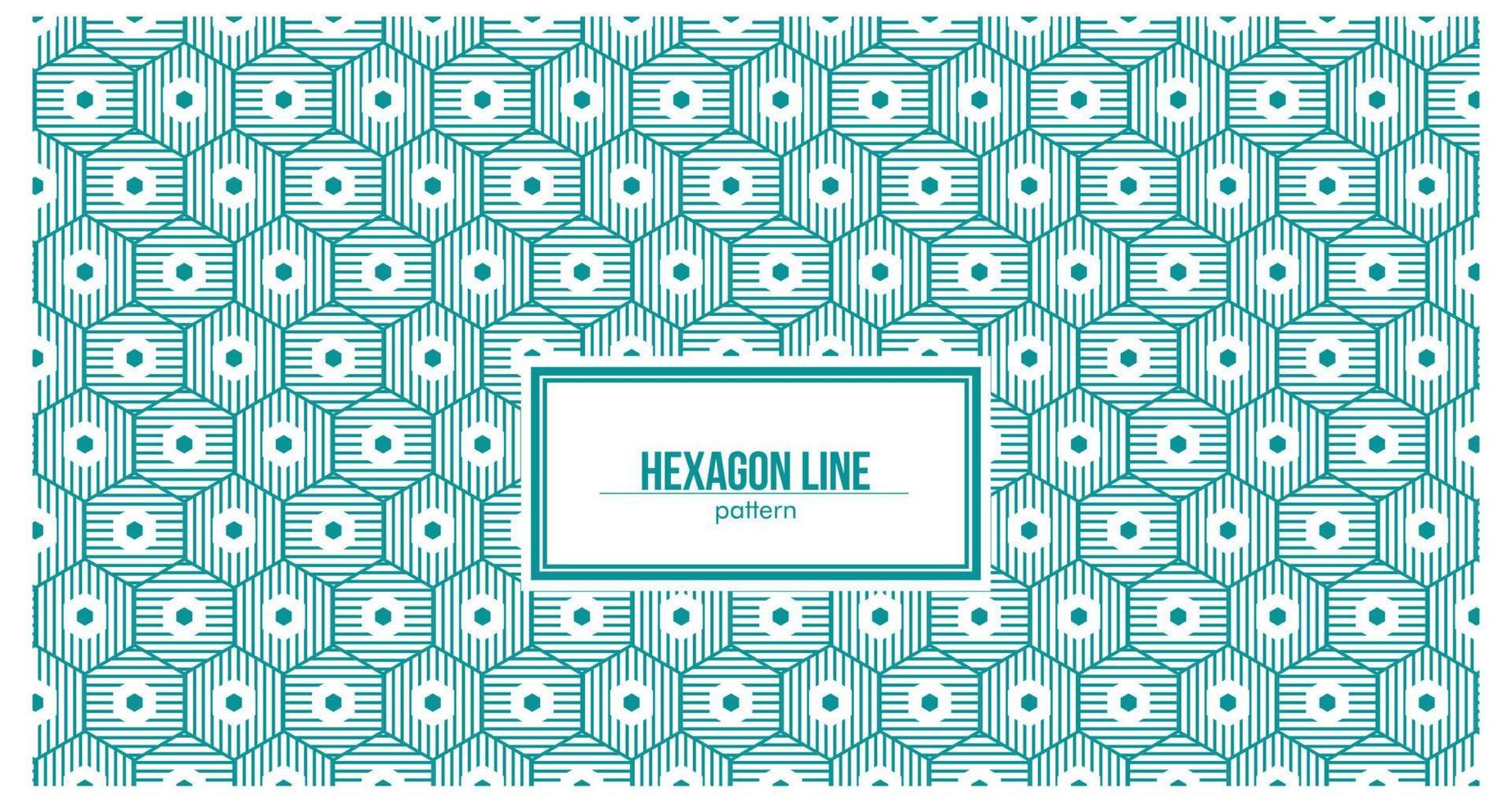 multiple hexagon pattern with stripes inside vector