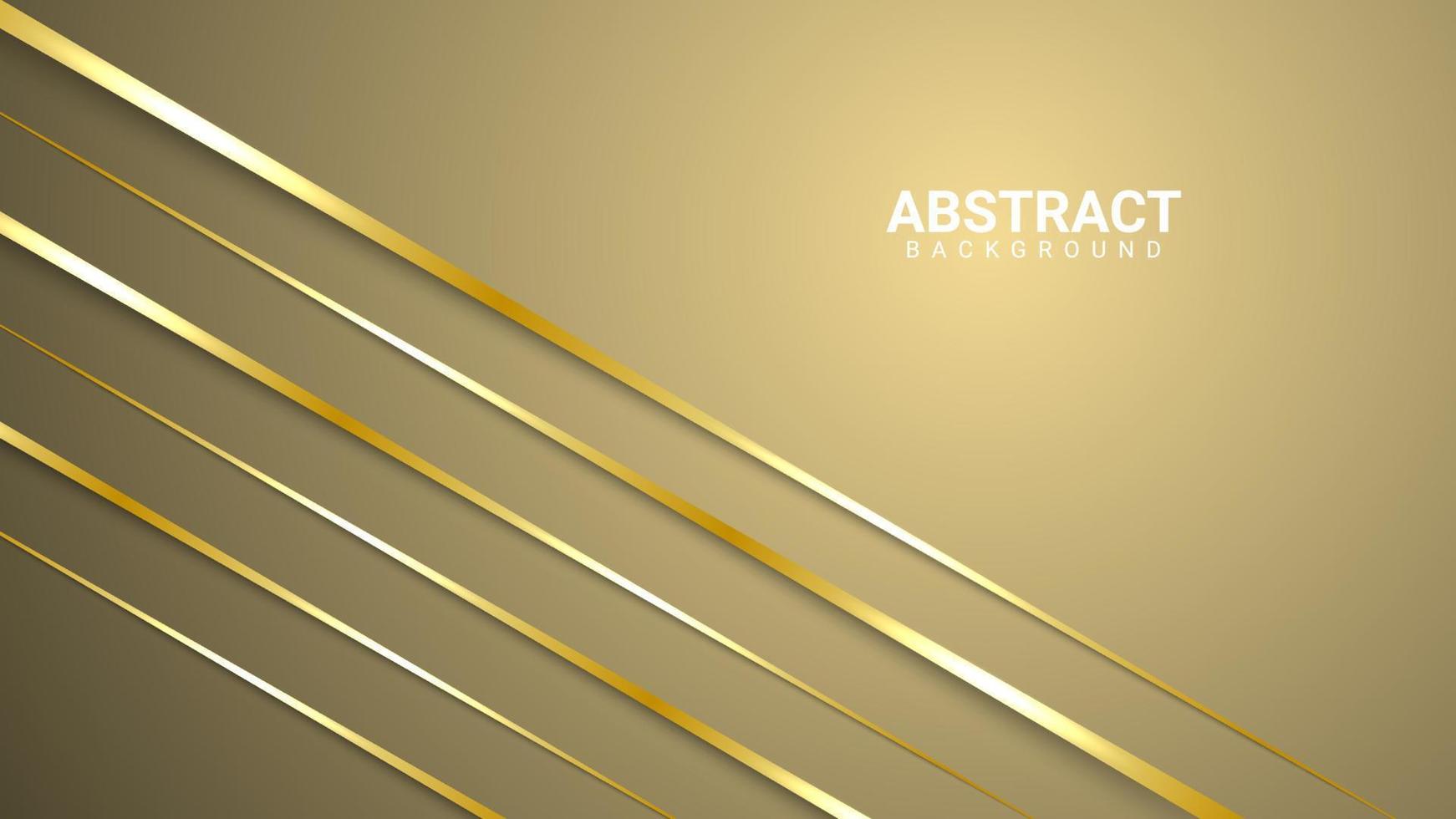 geometric abstract background with golden lines vector