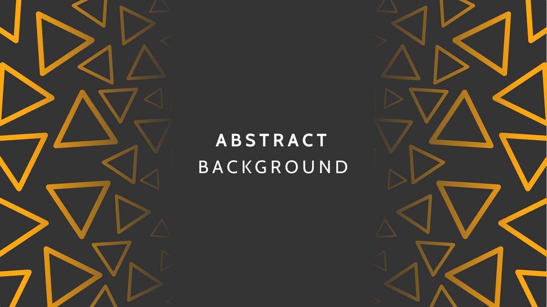 Dark Gold Abstract geometric tech corporate design  background vector