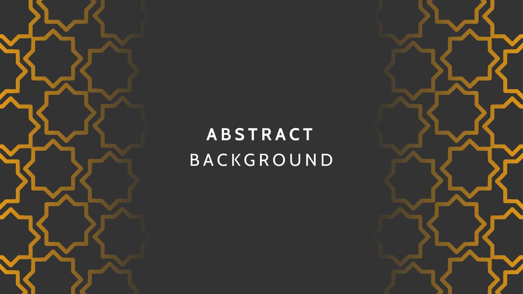 Dark Gold Abstract geometric tech corporate design  background vector