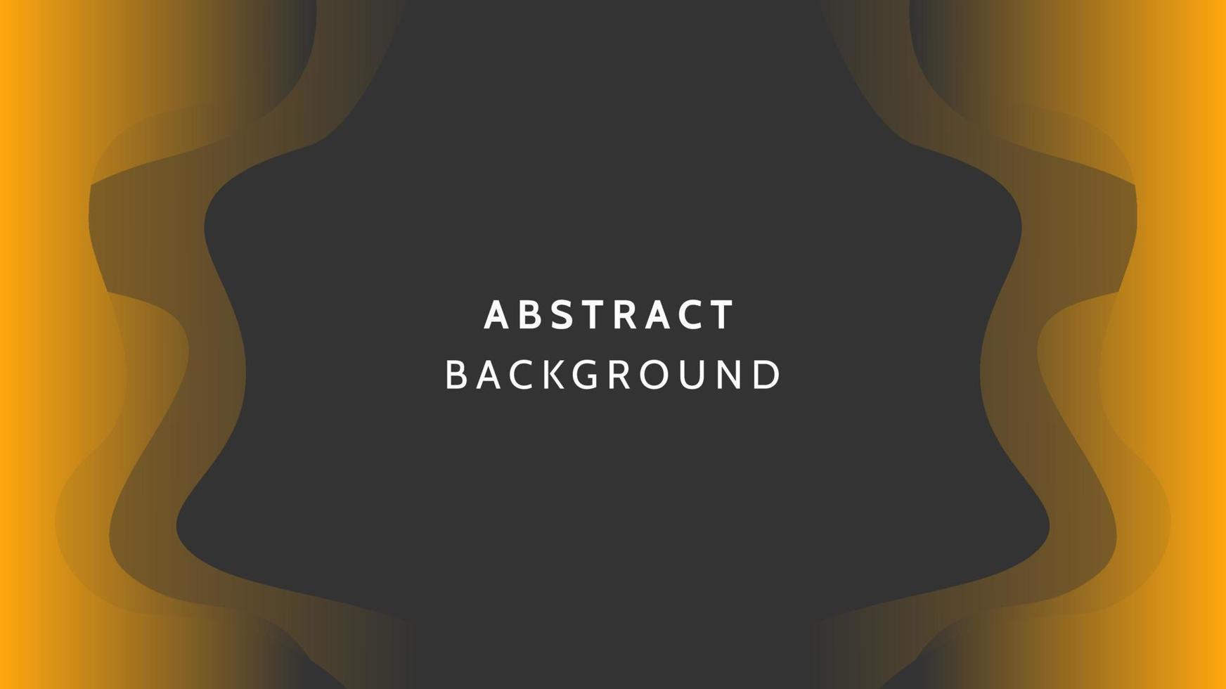 Dark Gold Abstract geometric tech corporate design  background vector