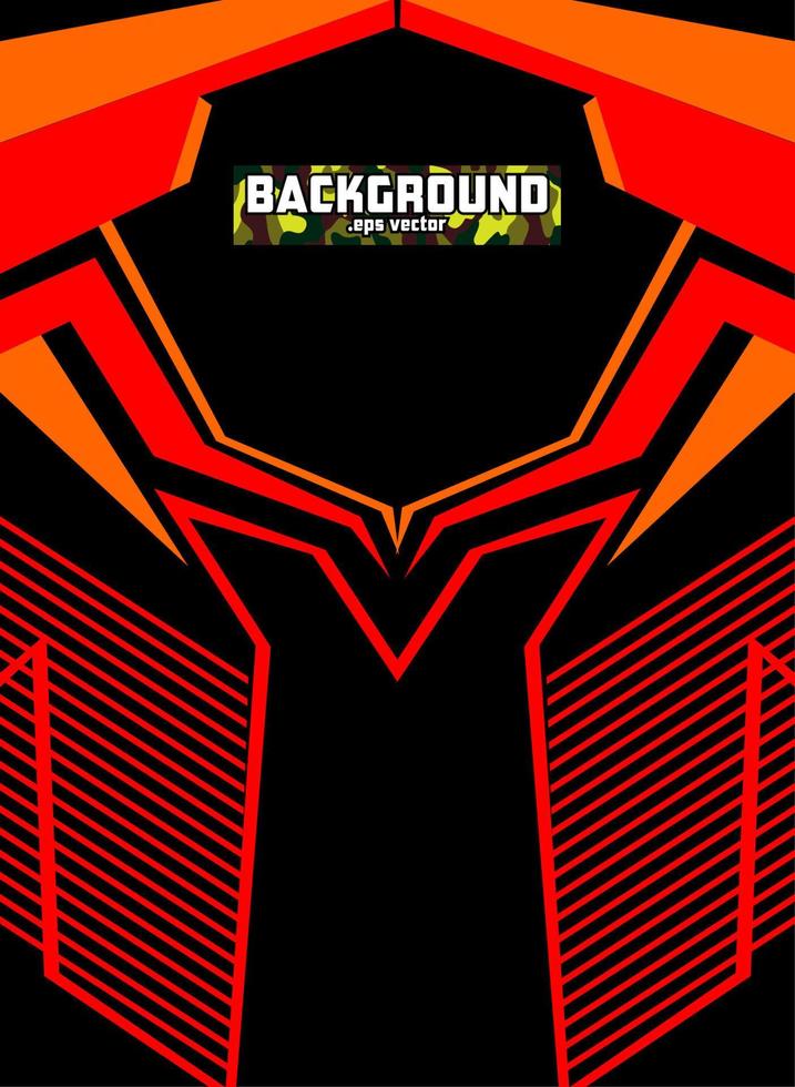 ilustración de diseño de fondo para la tela de jersey de impresión por sublimación uniforme del equipo deportivo vector