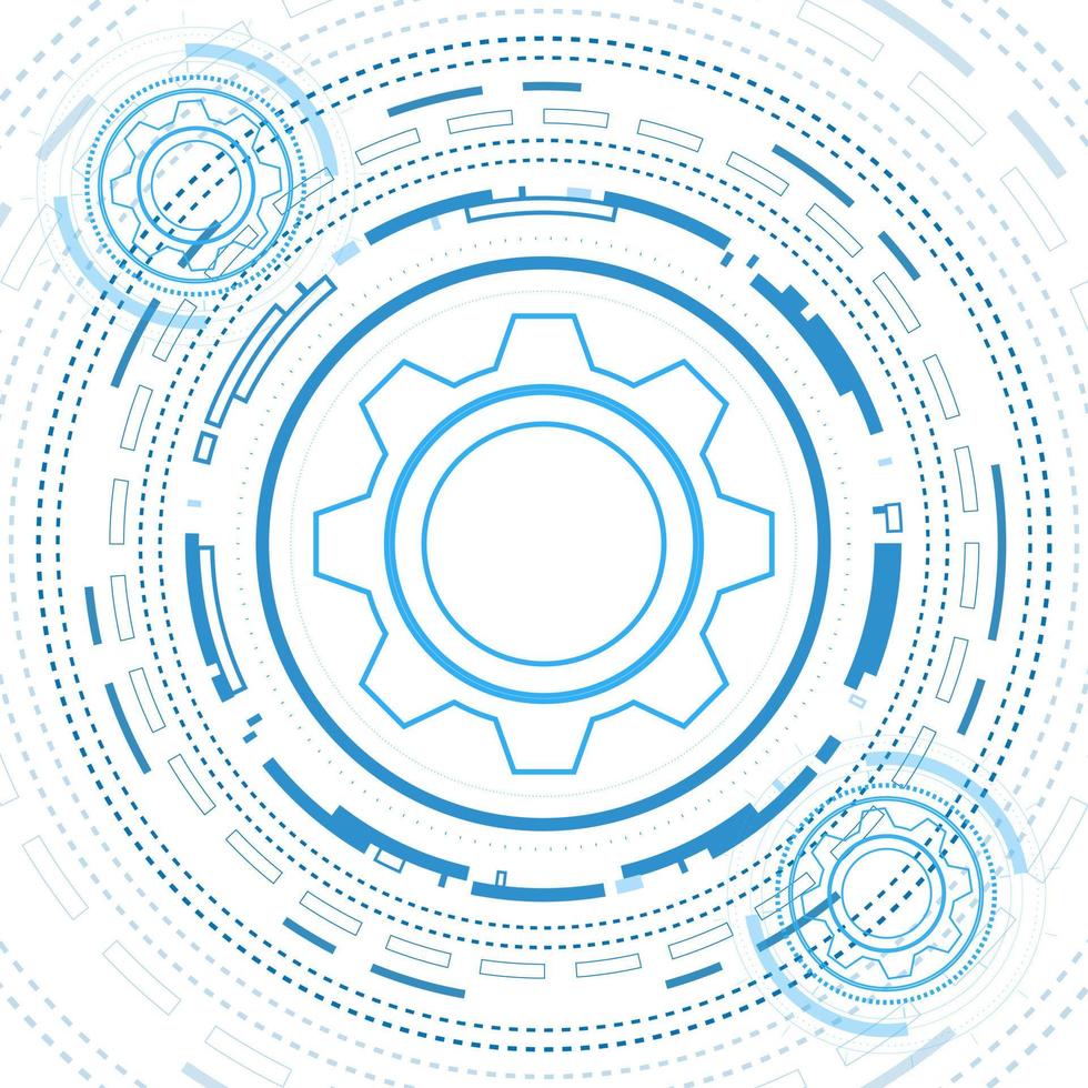 digital technology and engineering, digital telecoms concept, Hi-tech ,futuristic technology background, vector illustration.