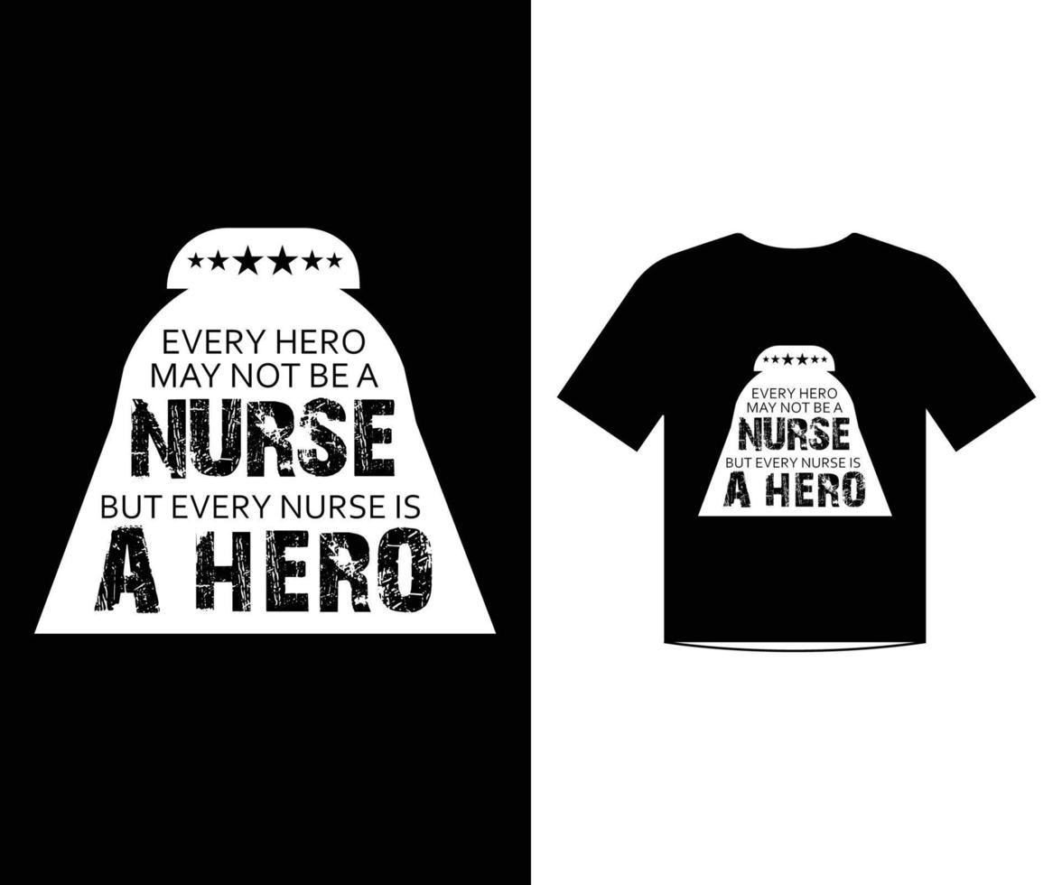 Nurse quotes t shirt template design vector for nursing day, love quotes