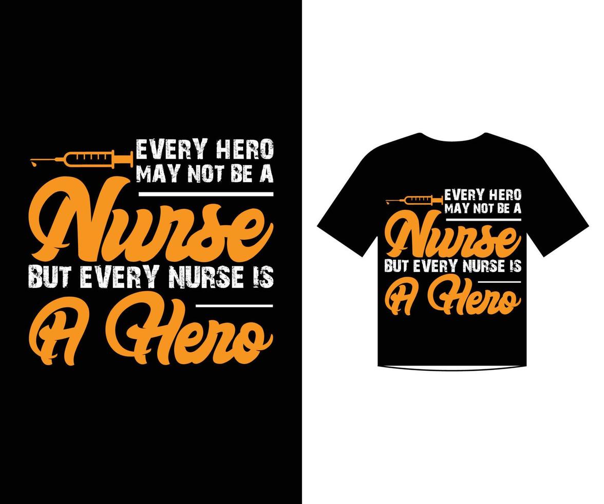 Nurse quotes t shirt template design vector for nursing day, love quotes