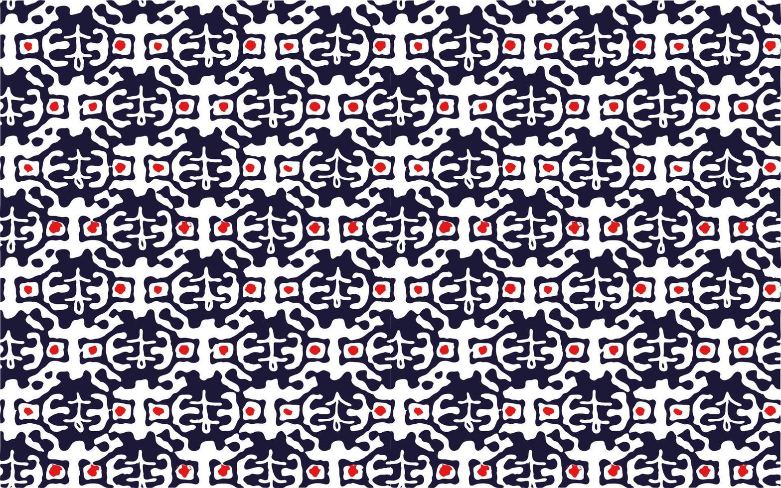 patrón de estilo étnico con motivo simple, perfecto para textiles y decoración vector