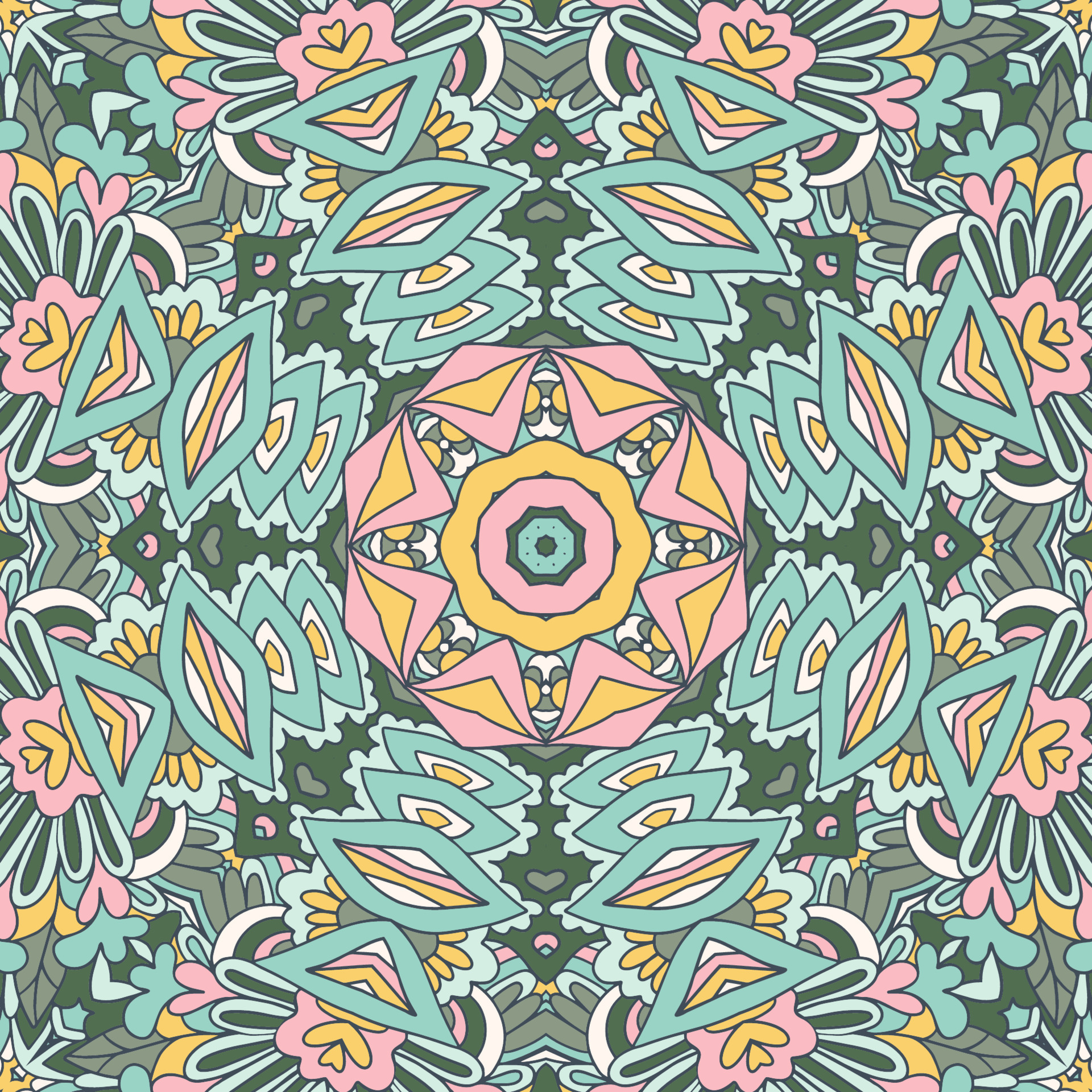 Ornament Seamless Background Pattern 7492137 Vector Art at Vecteezy