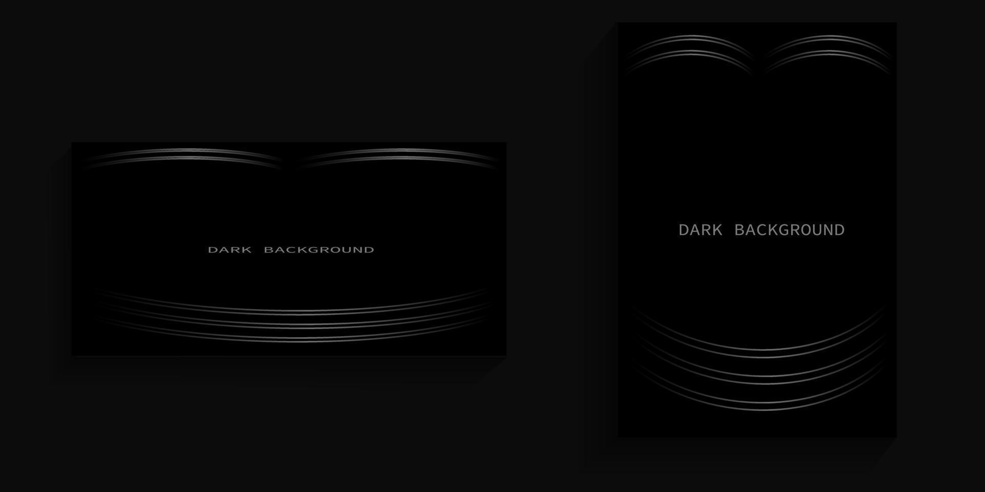 dark background with abstract white line for cover, poster, banner, billboard vector